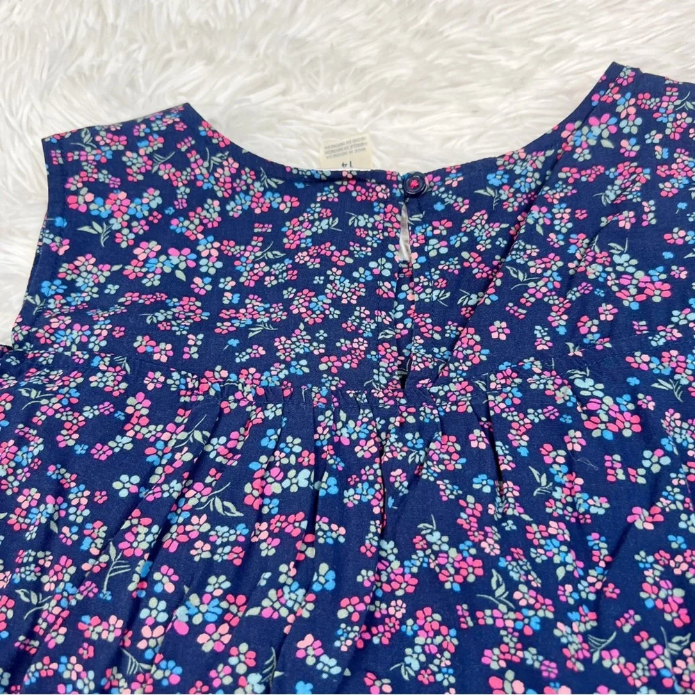 Oshkosh girl‎ cold shoulder sleeve floral a-line dress